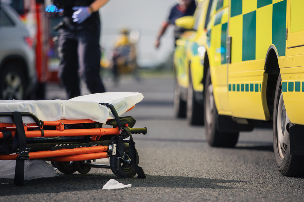 St. Louis Wrongful Death Lawyers. Accident scene.
