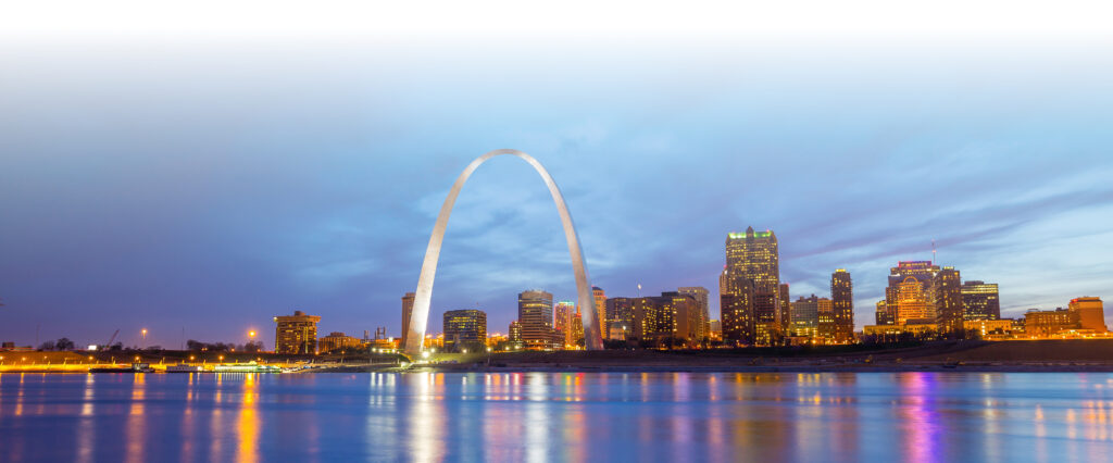 St. Louis personal injury Lawyers. St. Louis Skyline.
